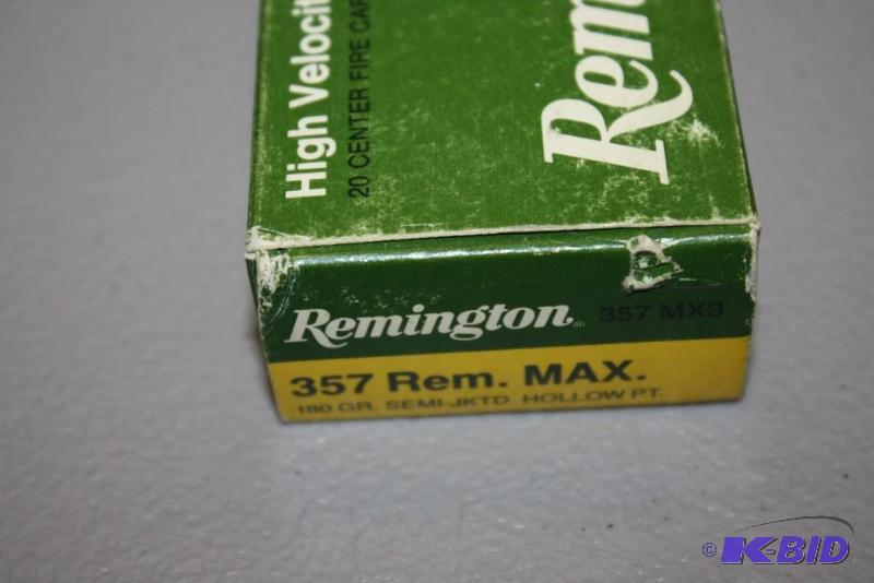 lot 567 image: Remington 357 Rem Max ammo app. 20 ct....