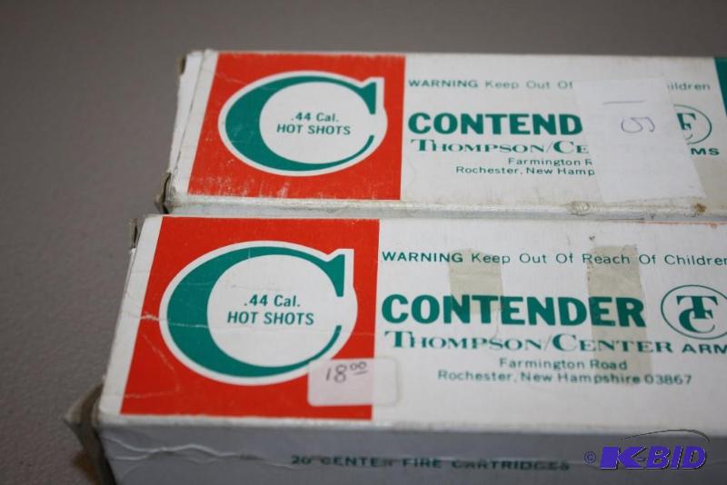 lot 568 image: Contender .44 Cal Hot Shots app. 25 ct....