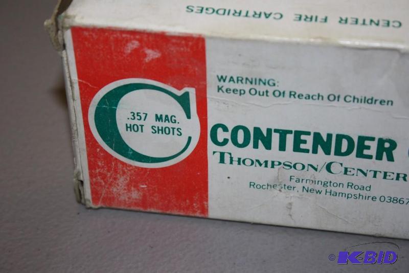 lot 569 image: Contender .357 Magnum Hot Shots app. 20 ct....