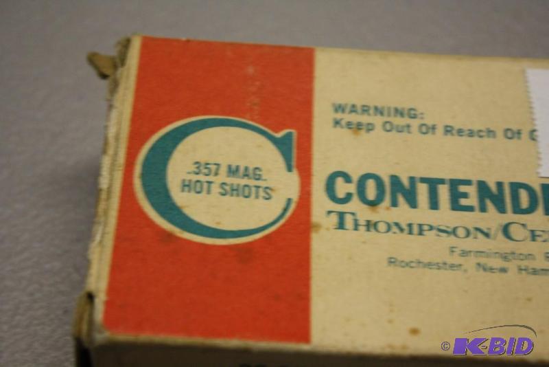 lot 571 image: Contender .357 Magnum Hot Shots app. 20 ct....