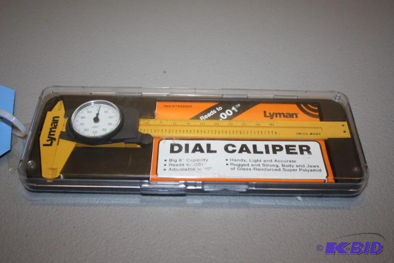 lot 580 image: Luman Dial Caliper 6" capacity Reads t...