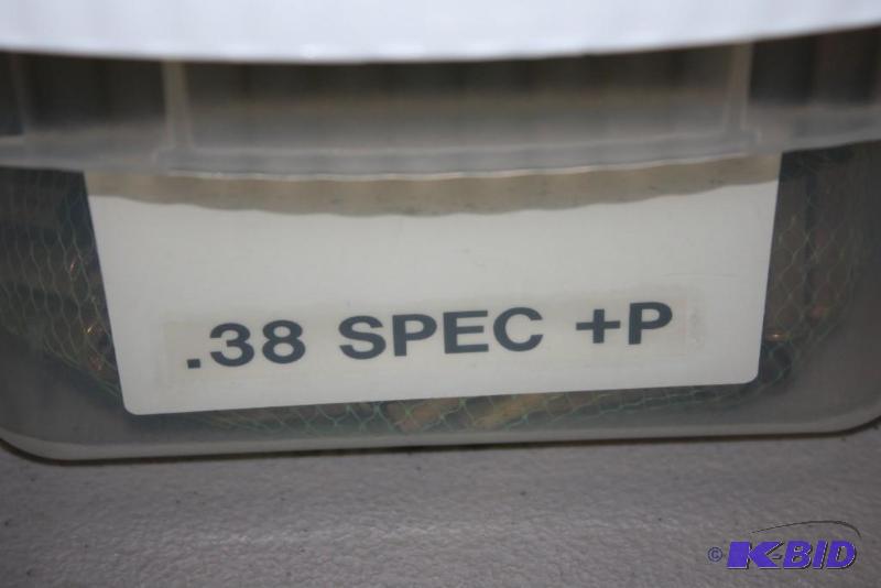 lot 595 image: Bin lot including 38 Special  P Brass casin...