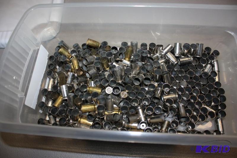 lot 597 image: Bin of 45 ACP casings app. 300 ct....