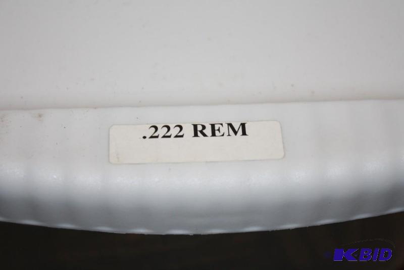 lot 601 image: Bin of 222 Remington casings app. 350 ct....