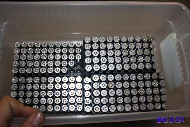 lot 655 image: Bin of 38 Spl casings app. 295 ct....