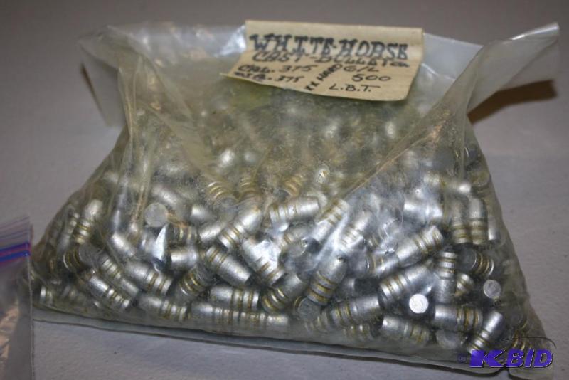 lot 672 image: Bag of White Horse Cast Bullet Company .375 C...