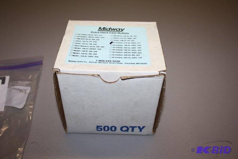 lot 693 image: Box of 41 Cal 215 Grain S.W.C. .411 bullets ...