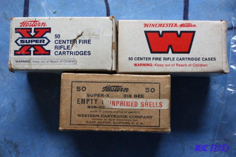 lot 70 image: Box Lot of (3) Including Miscellaneous .218 ...
