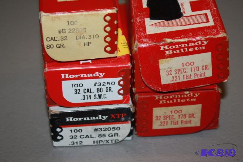 lot 716 image: Box Lot of (5) including 32 Cal 310 DIA 80 G...