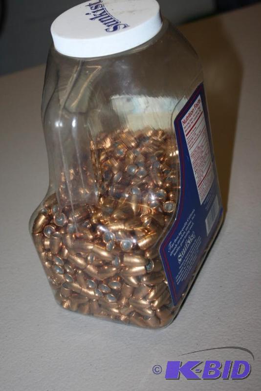lot 718 image: Container of .355 115 Grain bullets app. 750...