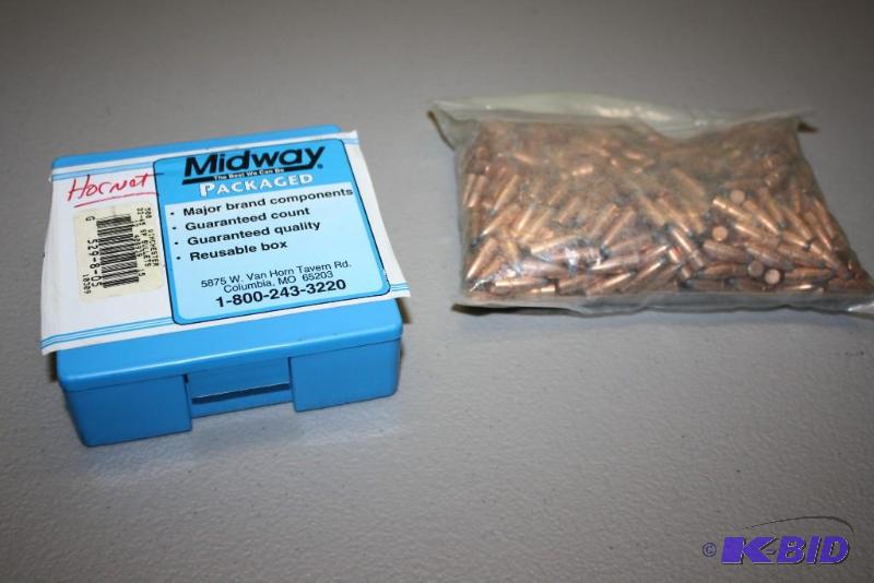 lot 723 image: Container Lot of (2) Bullets 22 Cal .224 Ho...