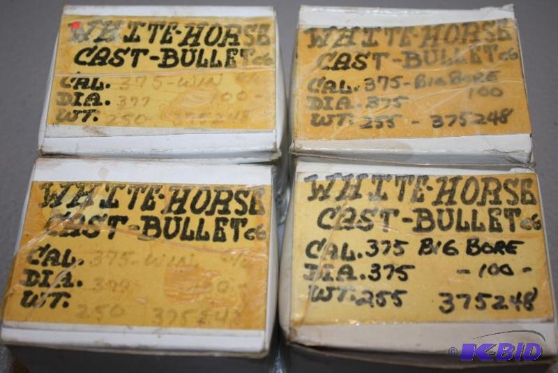 lot 734 image: Box Lot of (4) .375 Big Bore 375 DIA 225 Grai...