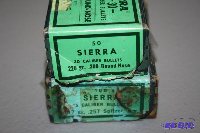 lot 753 image: Box Lot of (2) Including 30 Cal 220 Grain .3...
