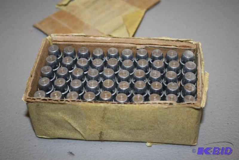 lot 754 image: Box of Colt 45 bullets app. 100 ct....