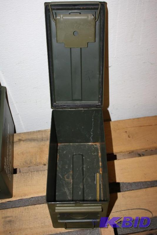 lot 764 image: Military Green Ammo Can 12" x 8" x...