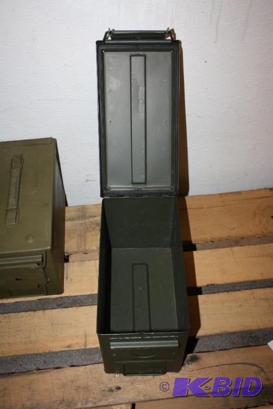 lot 765 image: Military Green Ammo Can 12" x 8" x...