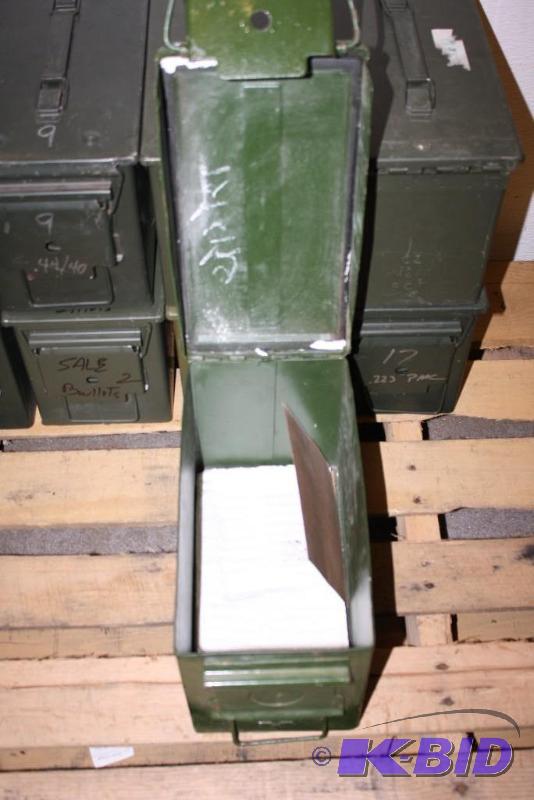 lot 768 image: Military Green Ammo Can 12" x 7" x...