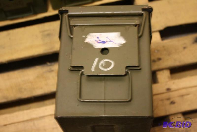lot 774 image: Military Green Ammo Can 12" x 7" x...