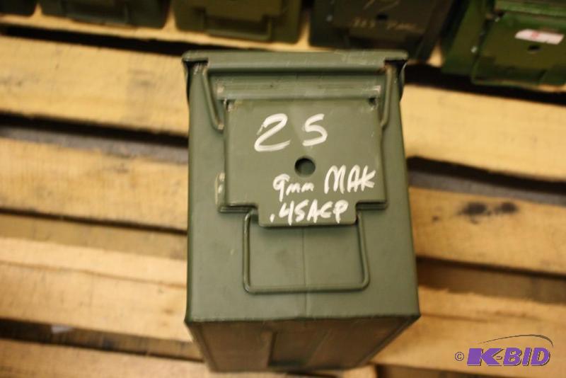 lot 776 image: Military Green Ammo Can 12" x 7" x...