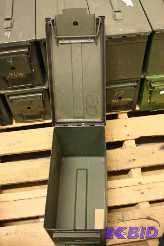lot 782 image: Military Green Ammo Can 12" x 7" x...