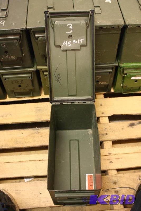 lot 787 image: Military Green Ammo Can 12" x 7" x...