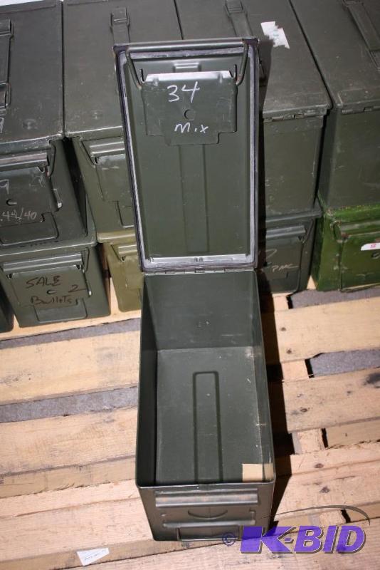 lot 788 image: Military Green Ammo Can 12" x 7" x...