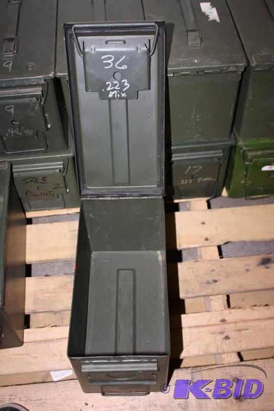 lot 789 image: Military Green Ammo Can 12" x 7" x...