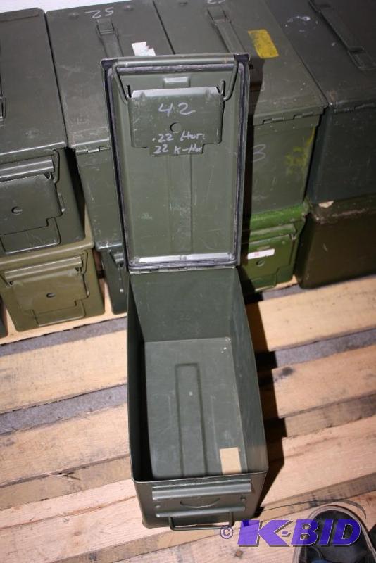 lot 790 image: Military Green Ammo Can 12" x 7" x...