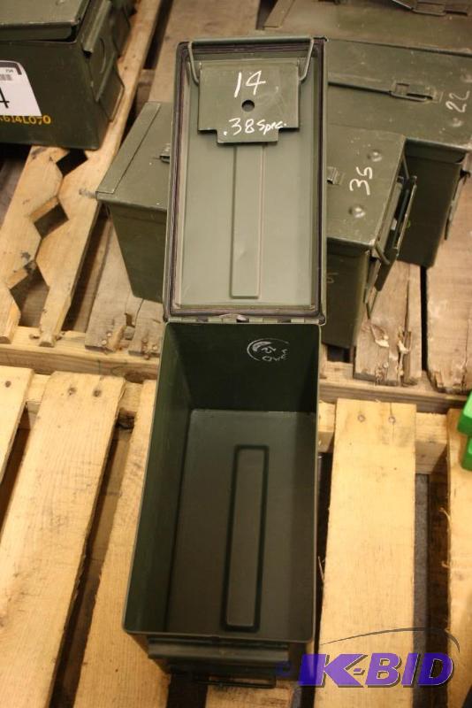 lot 793 image: Military Green Ammo Can 12" x 7" x...