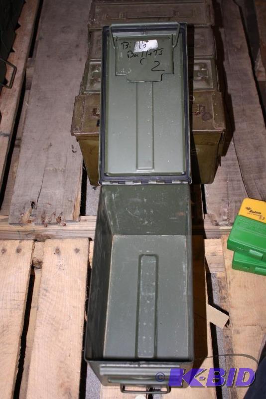 lot 795 image: Military Green Ammo Can 12" x 7" x...