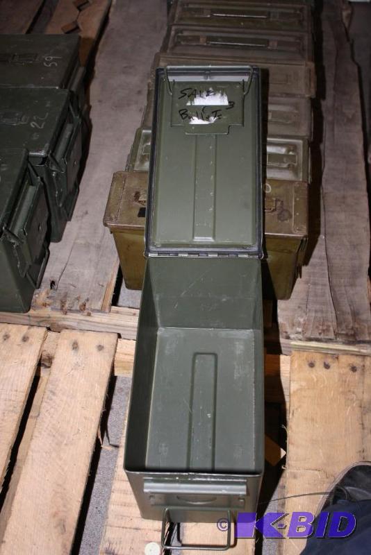 lot 797 image: Military Green Ammo Can 12" x 7" x...
