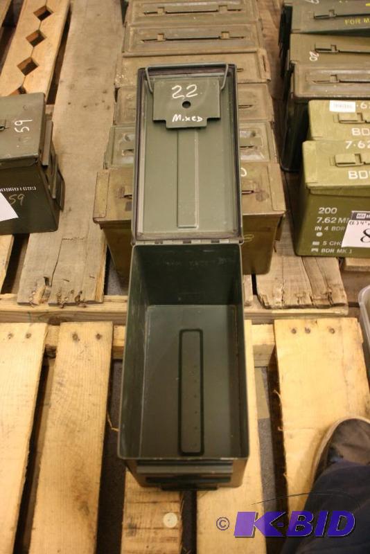 lot 799 image: Military Green Ammo Can 12" x 7" x...