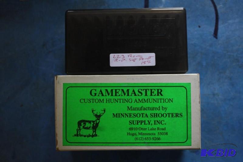 lot 80 image: Miscellaneous .223 Remington app. 100 ct....