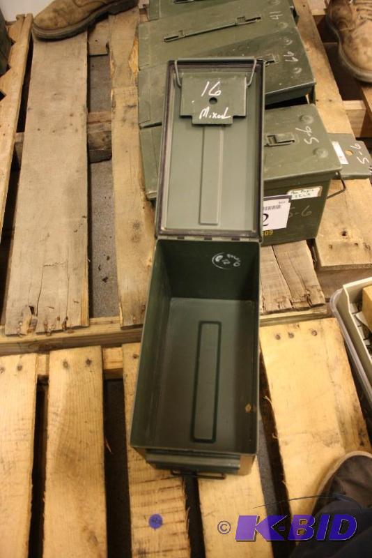 lot 811 image: Military Green Ammo Can 12" x 7" x...
