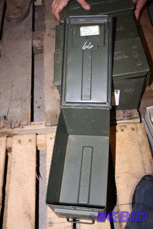 lot 813 image: Military Green Ammo Can 12" x 7" x...