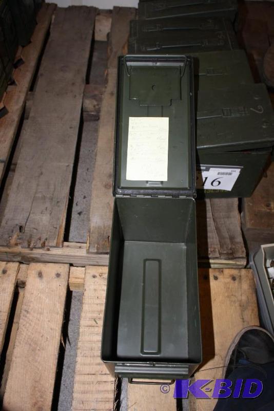 lot 815 image: Military Green Ammo Can 12" x 7" x...