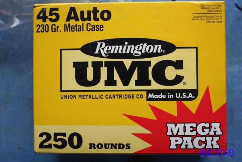 lot 85 image: Remington 45 Auto UMC ammo app. 250 ct....