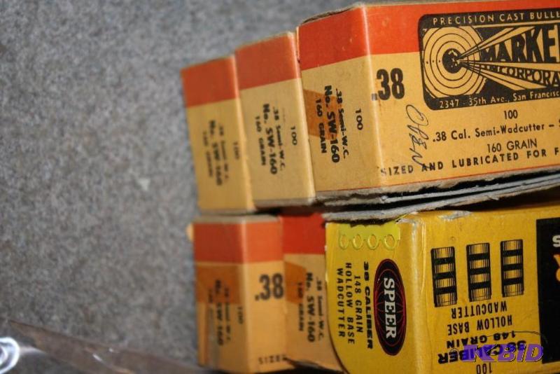 lot 852 image: Box Lot of (6) Miscellaneous 30 Cal bullets ...