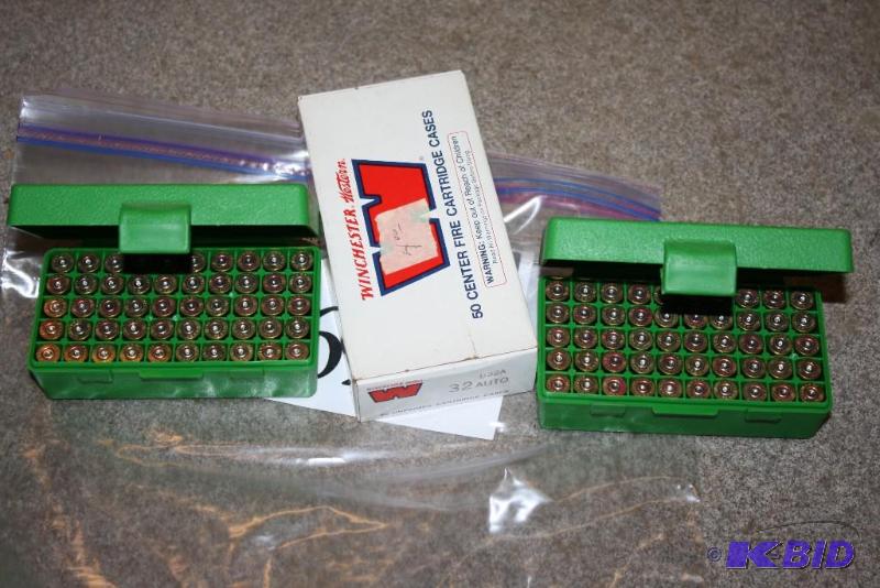 lot 862 image: Box Lot of (3) 32 Auto Primed and Unprimed ca...