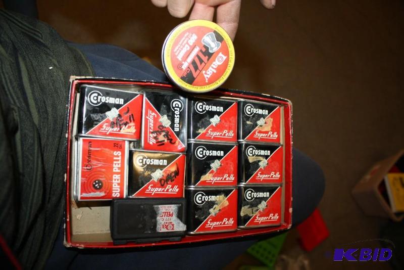 lot 891 image: Box Lot of (11) Miscellaneous Lead Pellets....