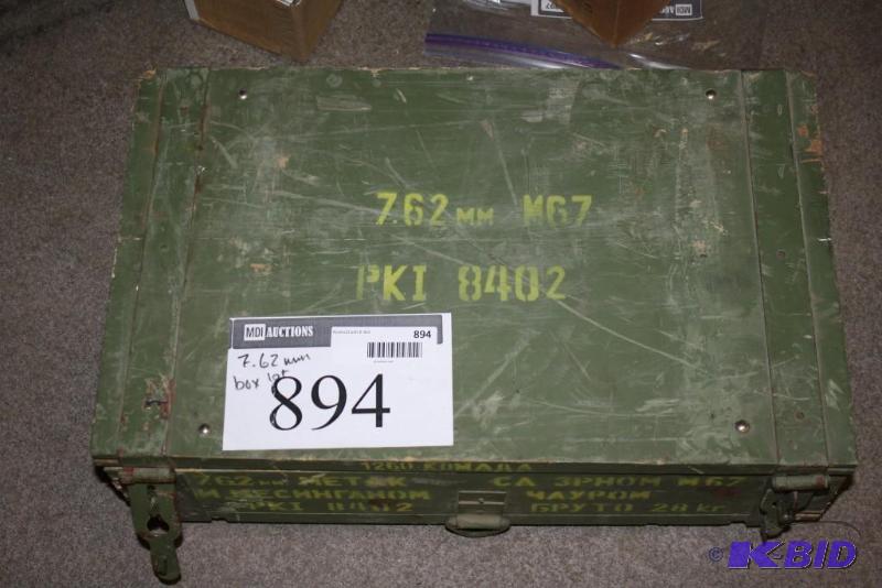 lot 894 image: Box of 7.62 x 39 Ball Yugo Lead Core app. 12...