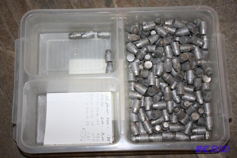 lot 899 image: Container of Miscellaneous bullets app. 10.8...