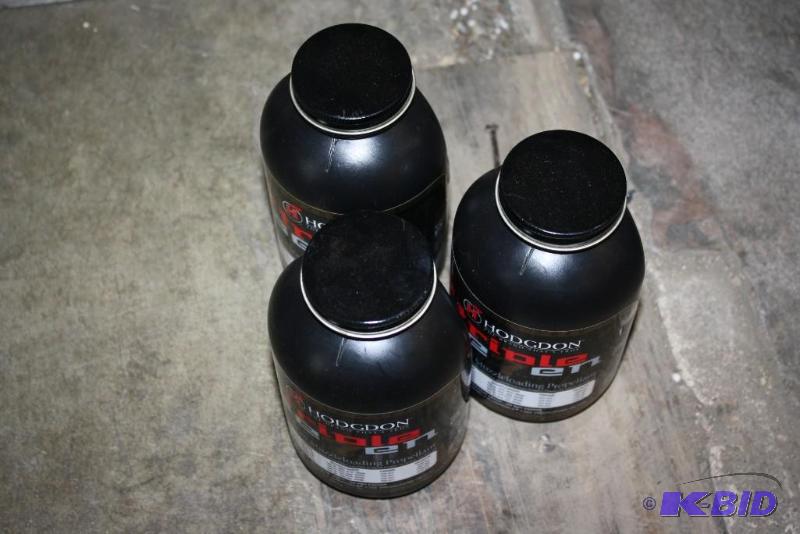 lot 916 image: Lot of (3) Hodgdon Triple 7 muzzle loader pro...