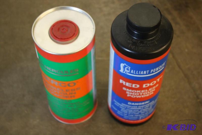 lot 917 image: Lot of (2) Including Herzo Shotgun Powder R...