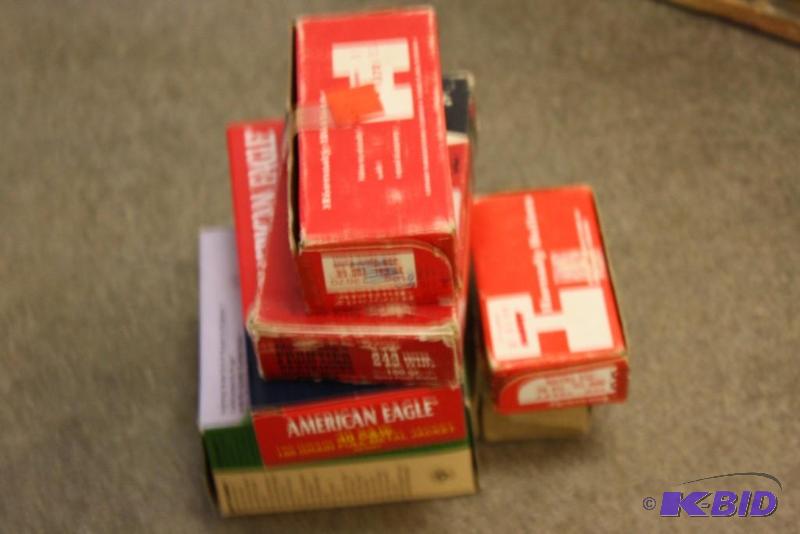 lot 928 image: Lot of (7) Vintage Empty Ammo Boxes...