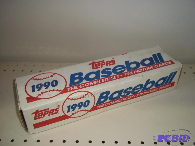 lot 162 image: Topps Baseball cards unopened   1991  792 Pic...