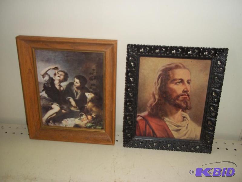 lot 220 image: 2 Wall Biblical Prints...
