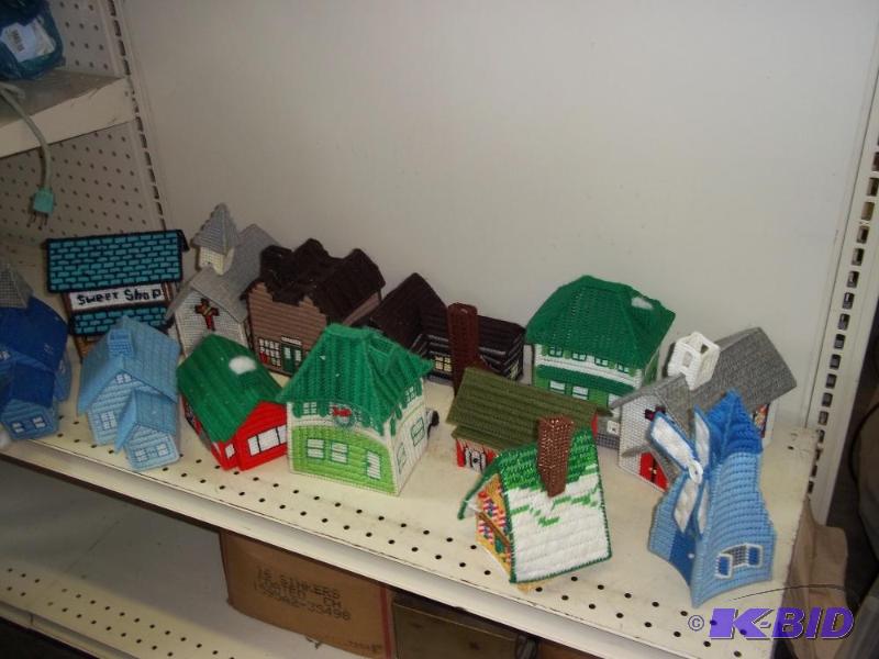 lot 224 image: Plastic Canvas Village...