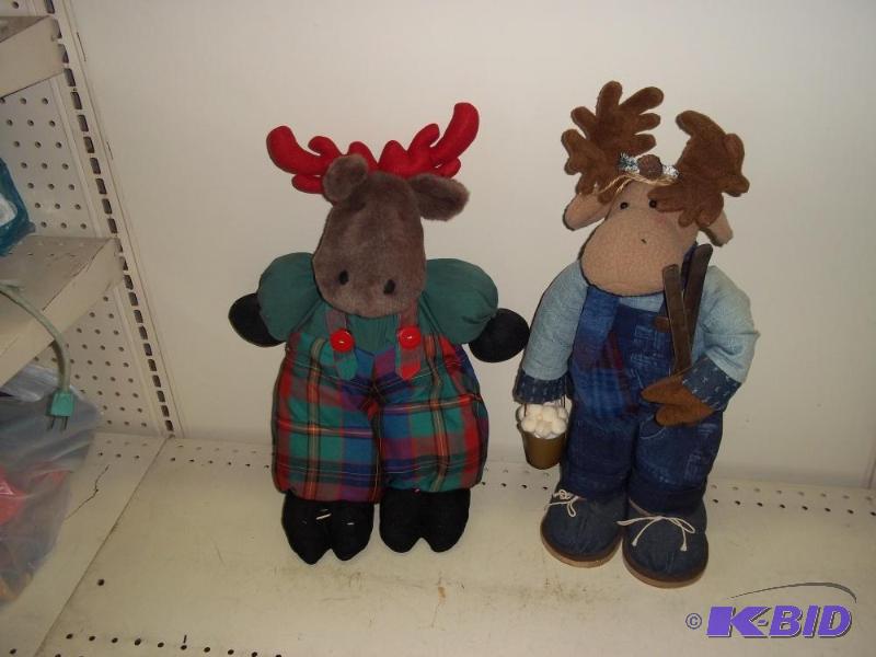 lot 245 image: 2 Moose dolls...