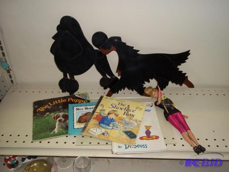 lot 370 image: Dog Wall hangings   Barbie Doll  Kids Books ...